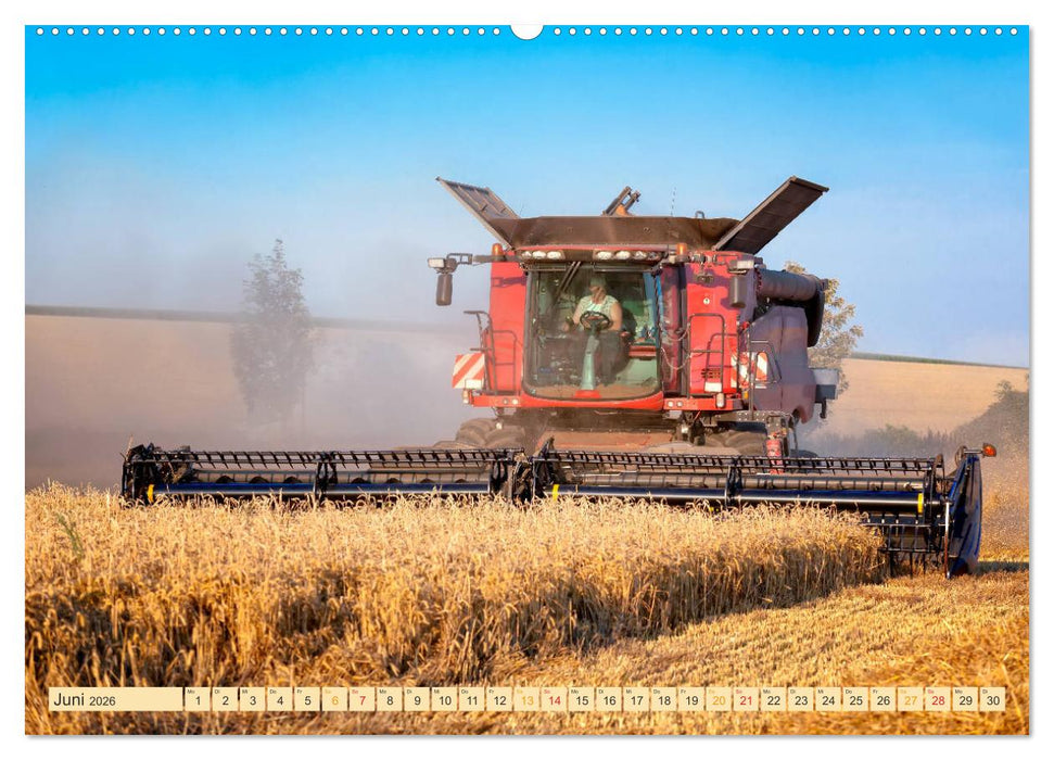 Giganten in der Landwirtschaft - Mähdrescher (CALVENDO Wandkalender 2026)
