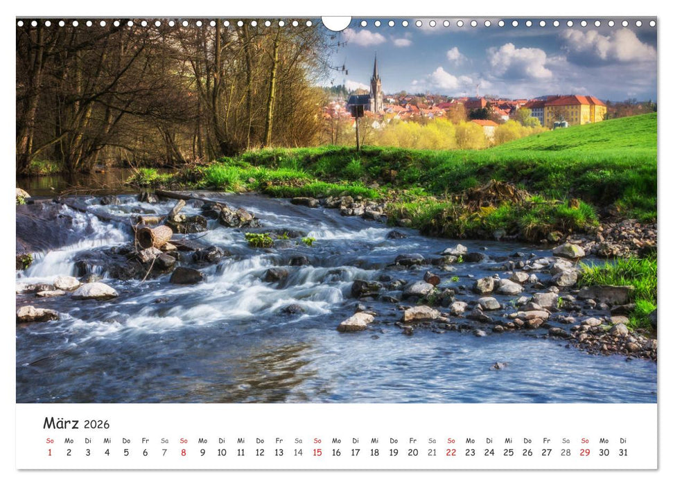 Dörfer in schöner Landschaft (CALVENDO Wandkalender 2026)