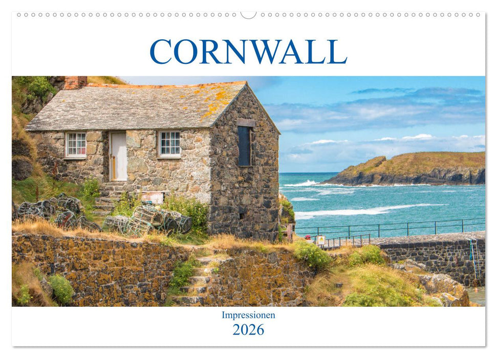 Cornwall Impressionen (CALVENDO Wandkalender 2026)