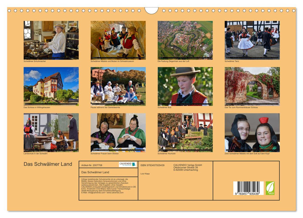 Das Schwälmer Land (CALVENDO Wandkalender 2026)