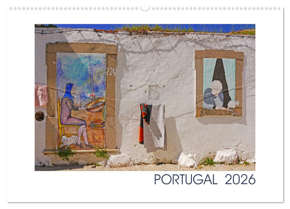 Portugal. Die Algarve zwischen Faro und Castro Marim (CALVENDO Wandkalender 2026)