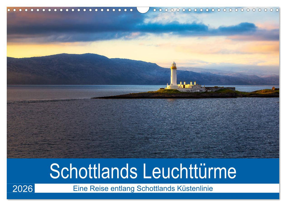 Schottlands Leuchttürme (CALVENDO Wandkalender 2026)