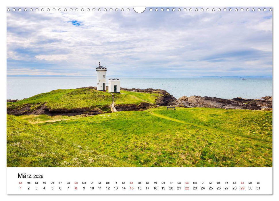 Schottlands Leuchttürme (CALVENDO Wandkalender 2026)