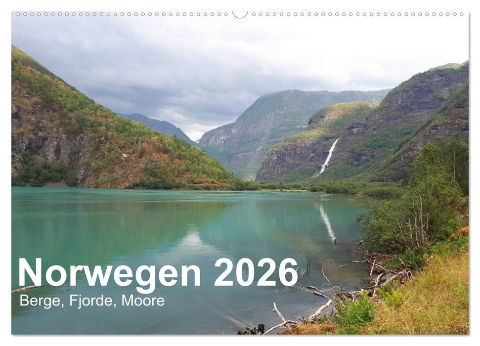 Norwegen 2026 - Berge, Fjorde, Moore (CALVENDO Wandkalender 2026)