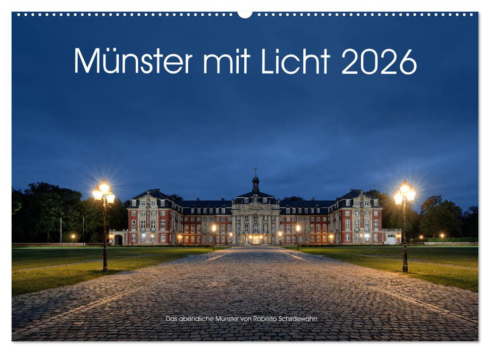 Münster mit Licht (CALVENDO Wandkalender 2026)