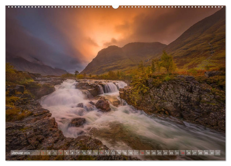 Herbstliches Schottland (CALVENDO Wandkalender 2026)