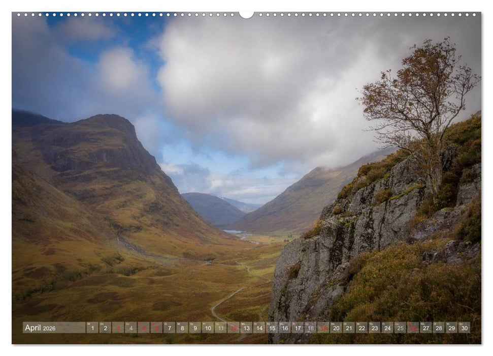 Herbstliches Schottland (CALVENDO Wandkalender 2026)