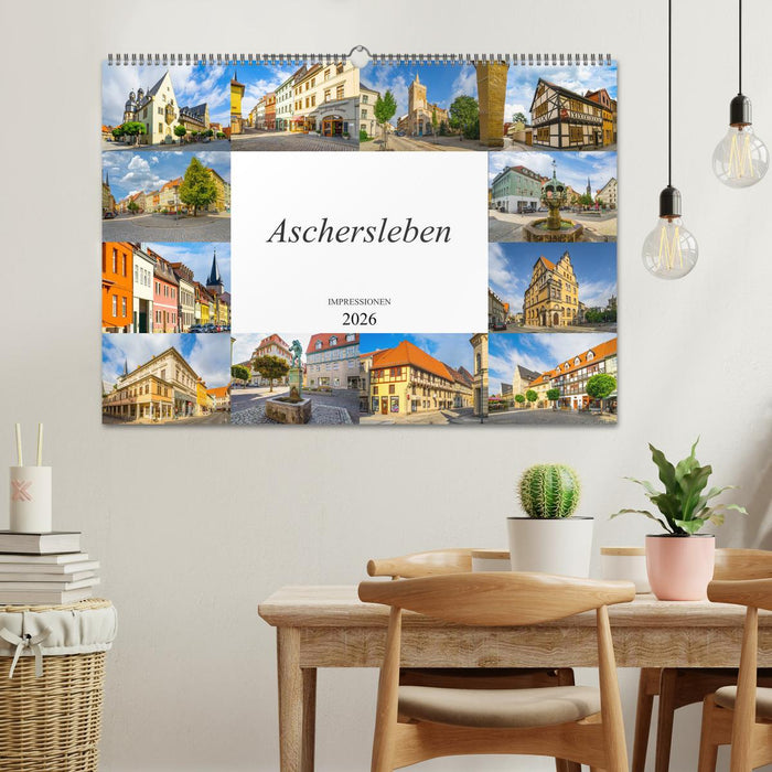 Aschersleben Impressionen (CALVENDO Wandkalender 2026)