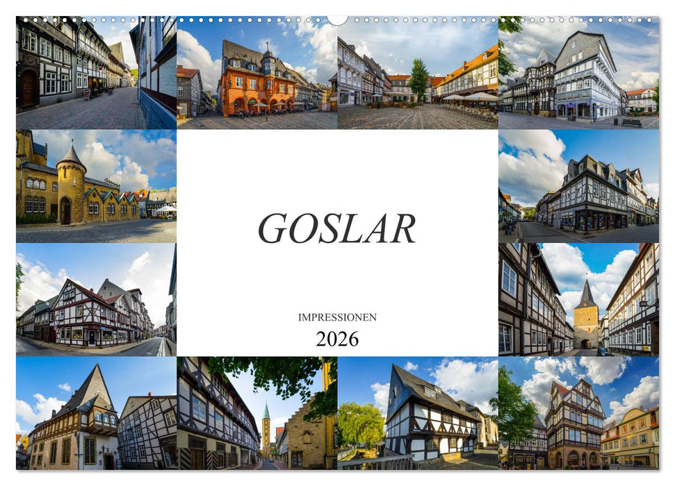 Goslar Impressionen (CALVENDO Wandkalender 2026)