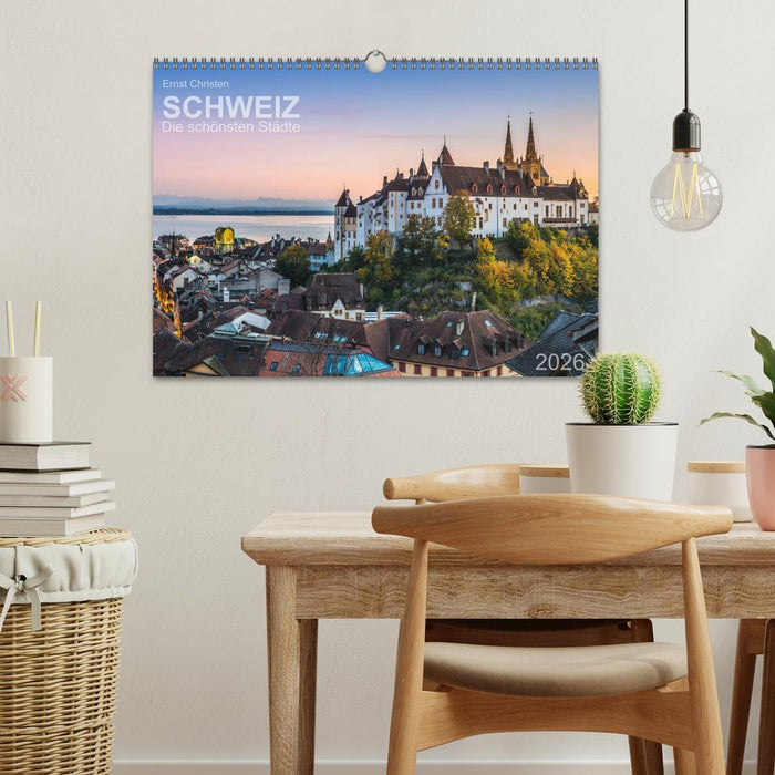 Schweiz - Die schönsten Städte (CALVENDO Wandkalender 2026)