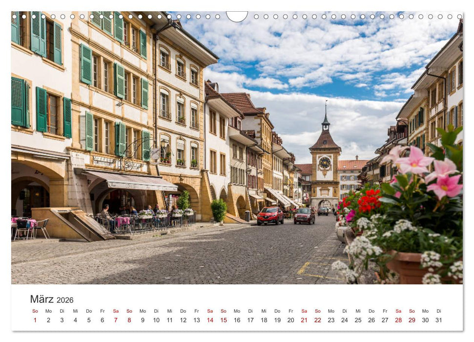 Schweiz - Die schönsten Städte (CALVENDO Wandkalender 2026)