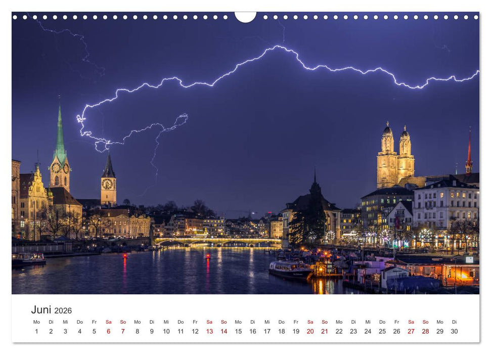 Schweiz - Die schönsten Städte (CALVENDO Wandkalender 2026)