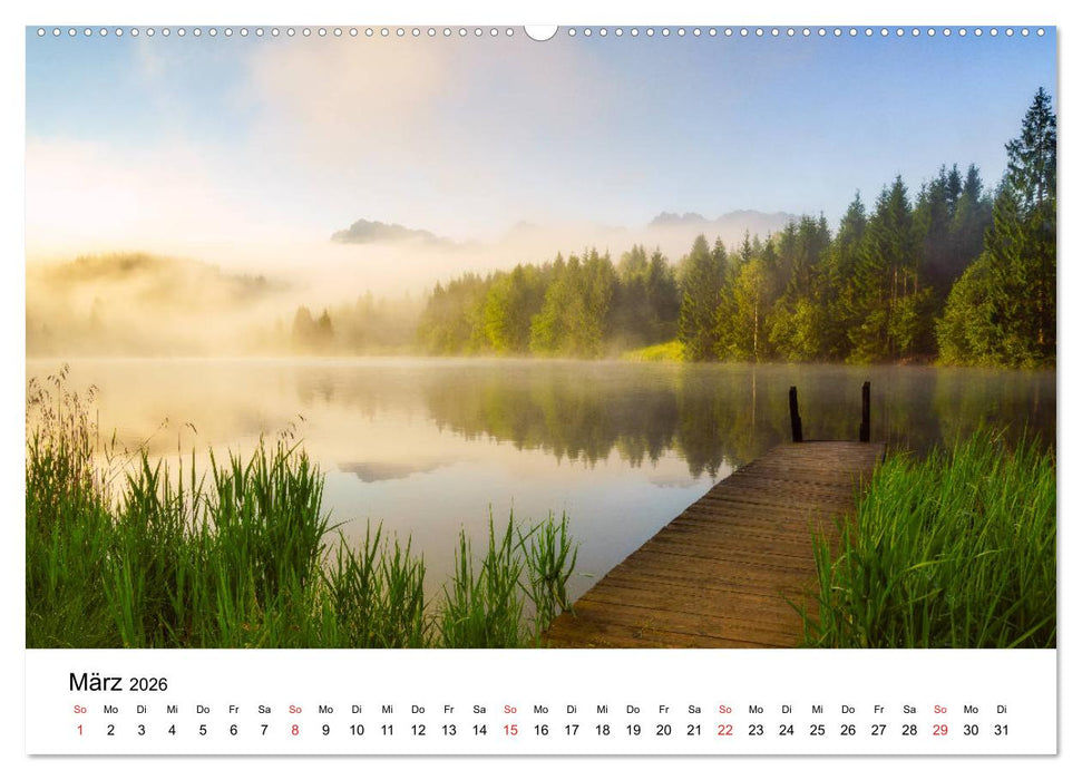Landschaften vom Licht geküßt (CALVENDO Wandkalender 2026)