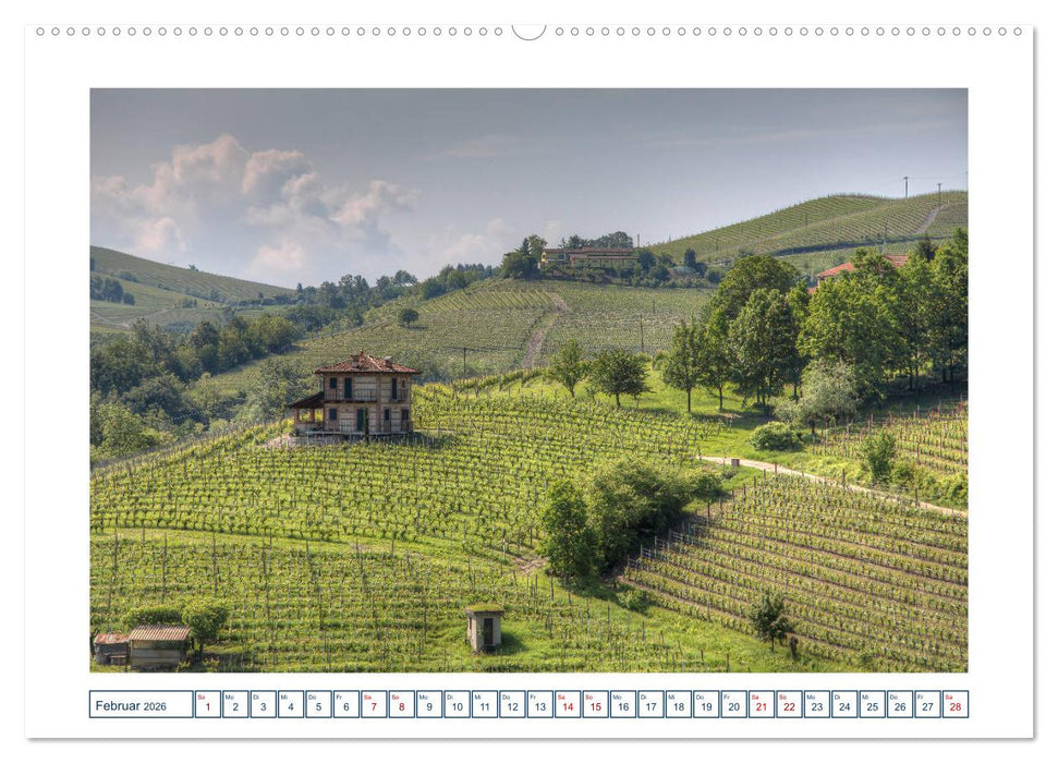 Piemont - am Fuß der Berge (CALVENDO Wandkalender 2026)