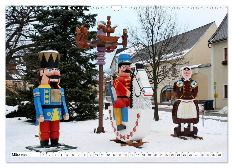 Wunderbares Erzgebirge (CALVENDO Wandkalender 2026)