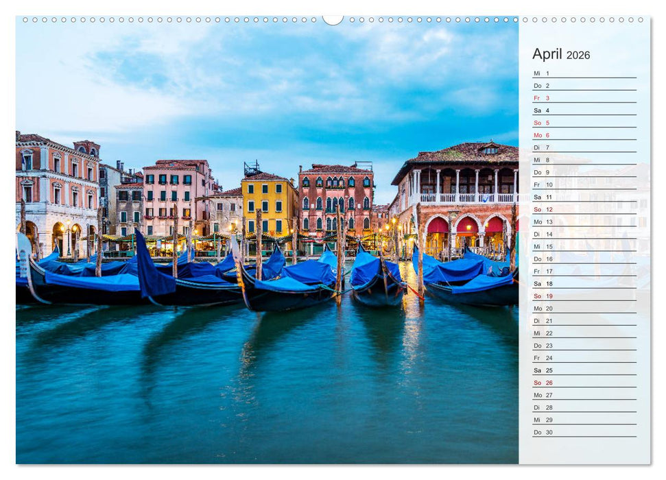 Venedig - Stille Momente (CALVENDO Wandkalender 2026)
