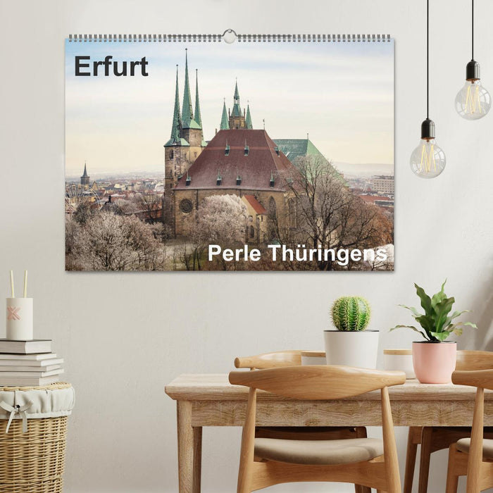 Erfurt. Perle Thüringens. (CALVENDO Wandkalender 2026)