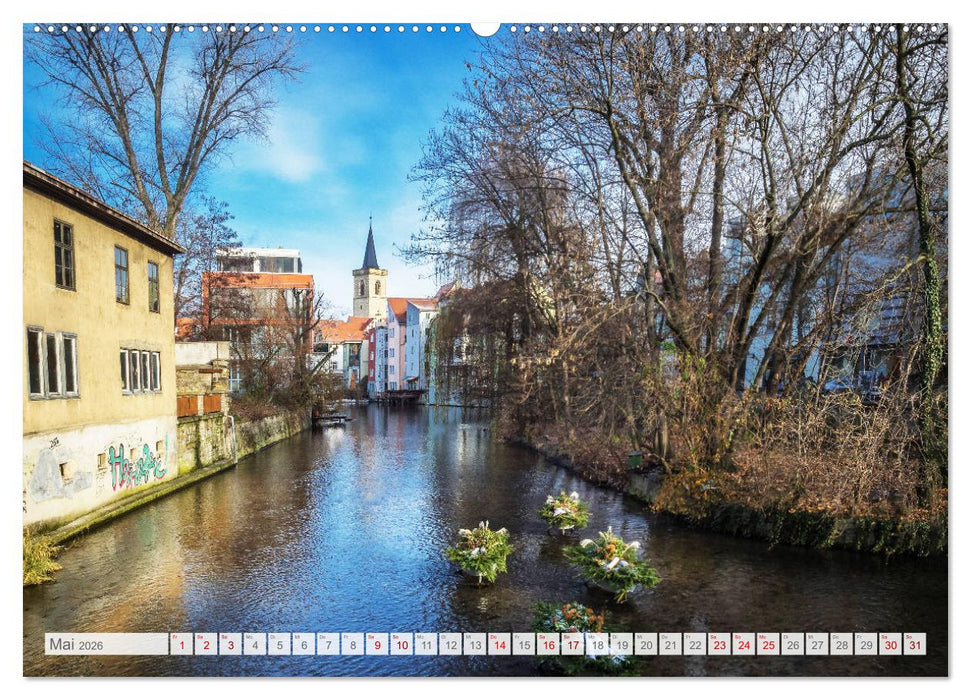 Erfurt. Perle Thüringens. (CALVENDO Wandkalender 2026)