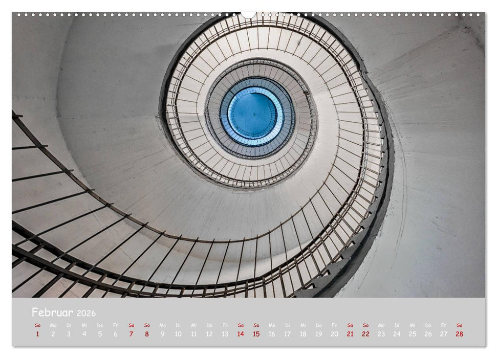 Hamburger Treppenspiralen (CALVENDO Wandkalender 2026)