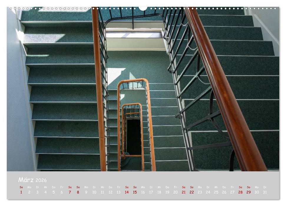 Hamburger Treppenspiralen (CALVENDO Wandkalender 2026)