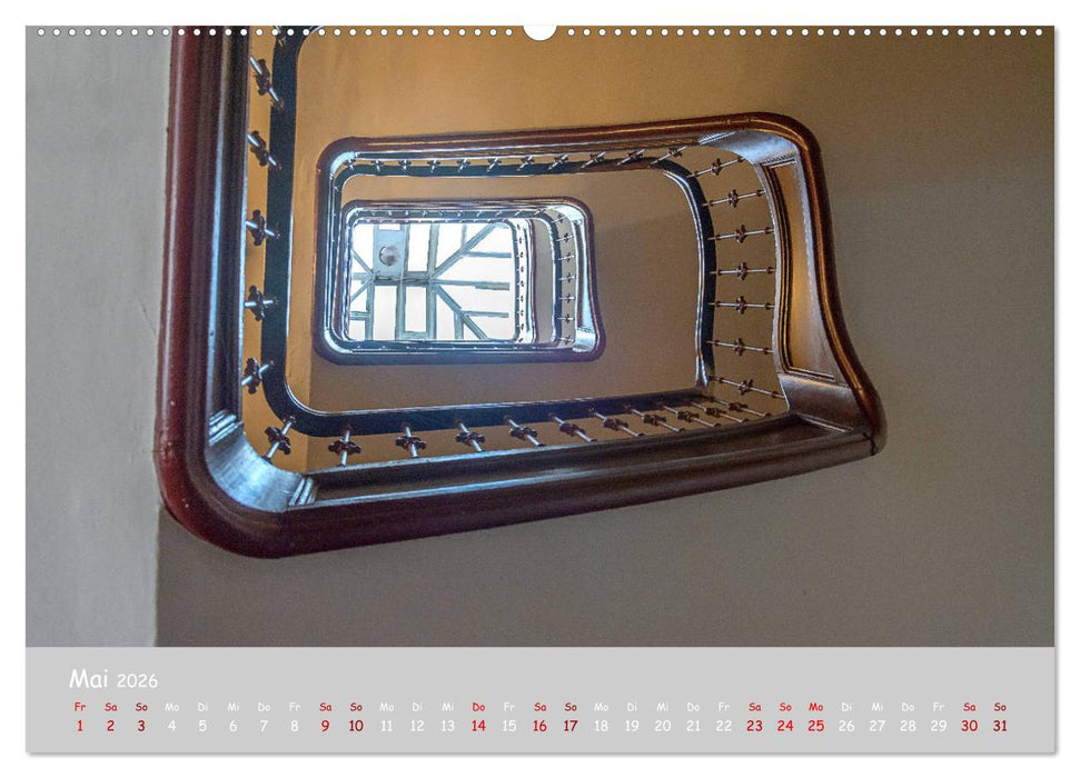 Hamburger Treppenspiralen (CALVENDO Wandkalender 2026)