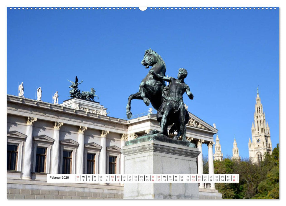 Wien Facettenreiche Metropole (CALVENDO Wandkalender 2026)