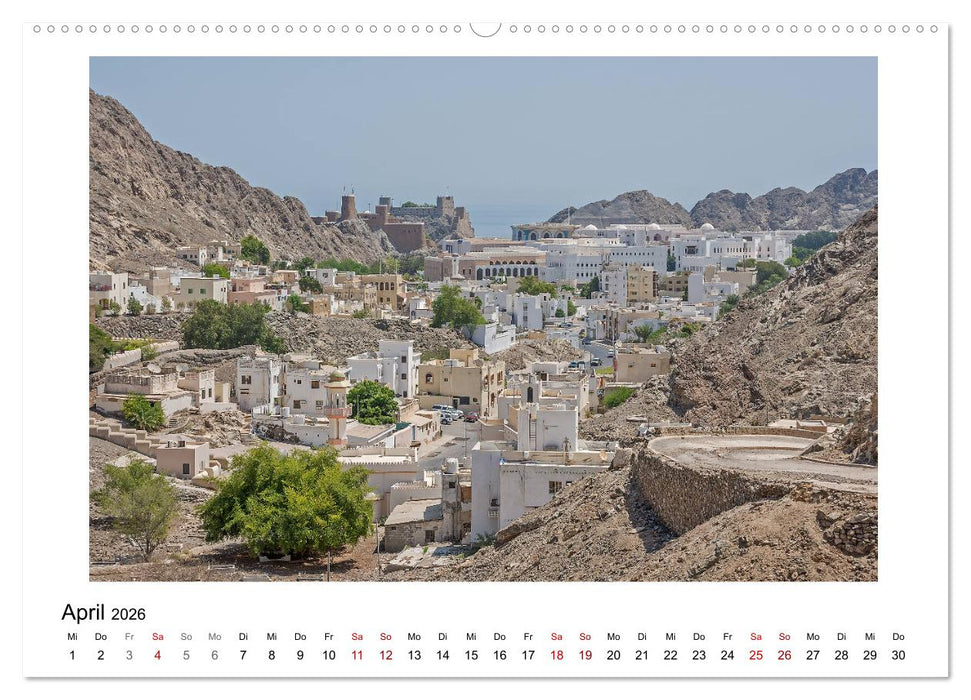 Sagenhafter Oman (CALVENDO Wandkalender 2026)