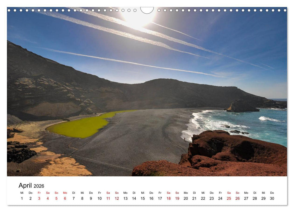Lanzarote - Die Farben der Natur (CALVENDO Wandkalender 2026)