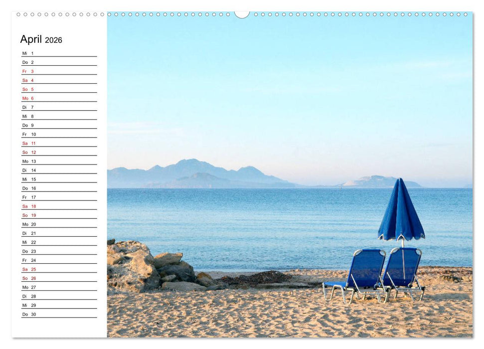 Griechische Insel Kos (CALVENDO Wandkalender 2026)