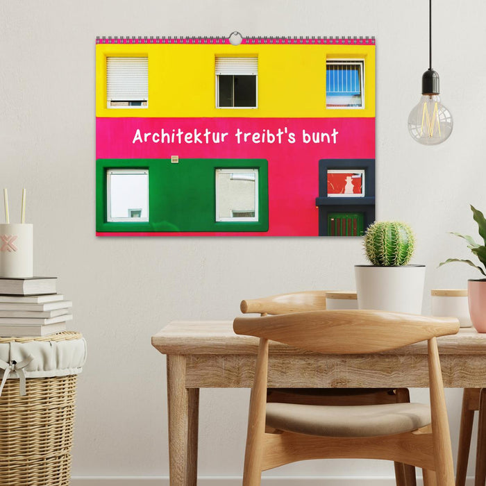 Architektur treibt's bunt (CALVENDO Wandkalender 2026)