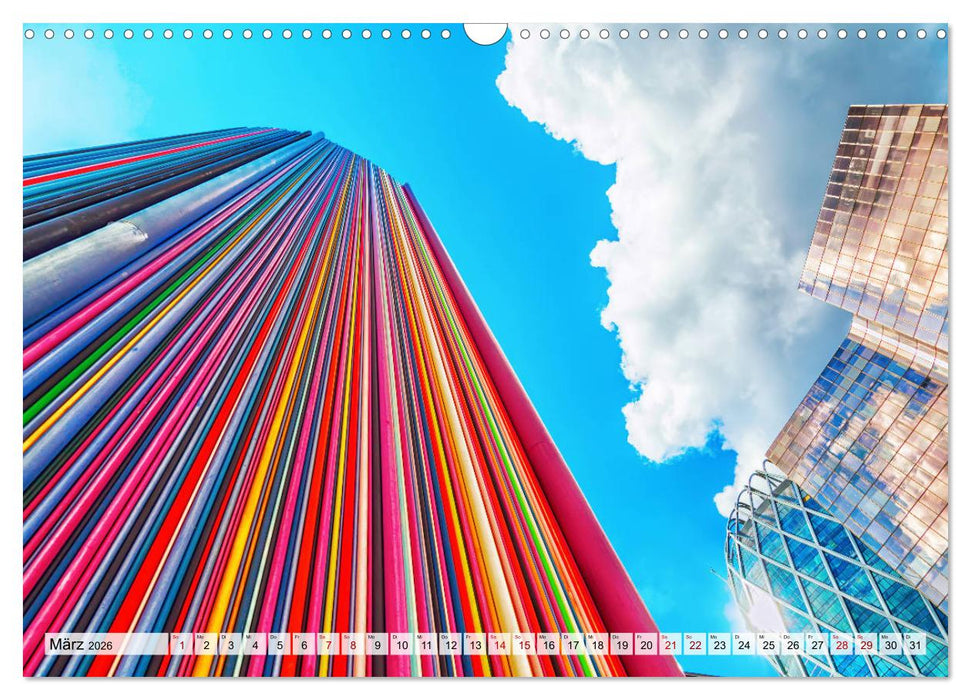Architektur treibt's bunt (CALVENDO Wandkalender 2026)