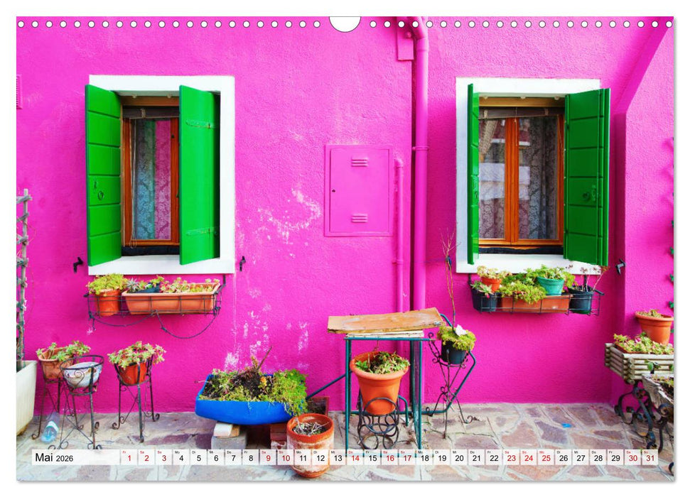 Architektur treibt's bunt (CALVENDO Wandkalender 2026)