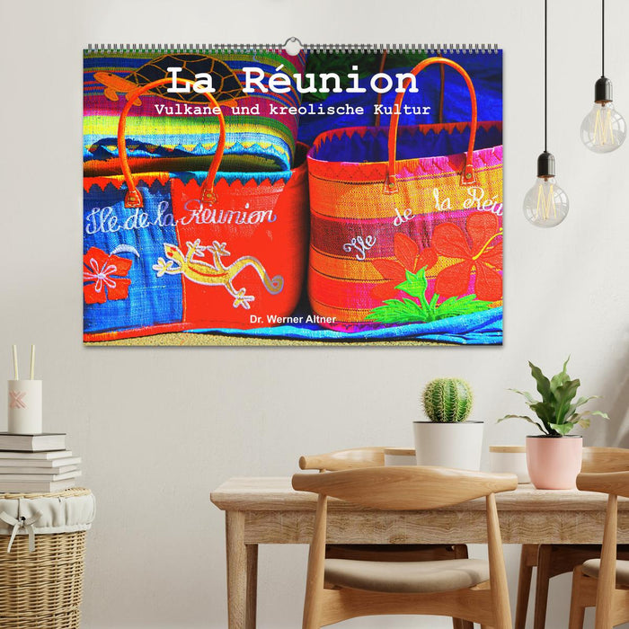 La Réunion - Vulkane und kreolische Kultur (CALVENDO Wandkalender 2026)