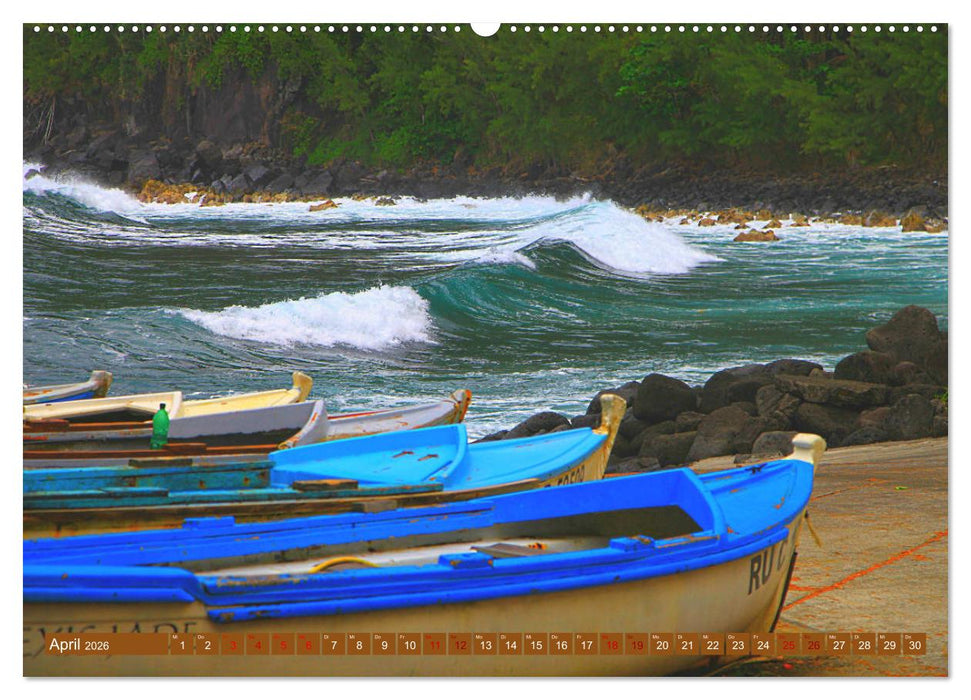 La Réunion - Vulkane und kreolische Kultur (CALVENDO Wandkalender 2026)
