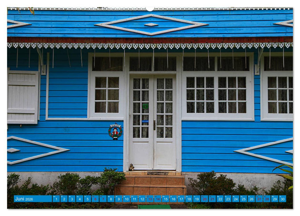 La Réunion - Vulkane und kreolische Kultur (CALVENDO Wandkalender 2026)