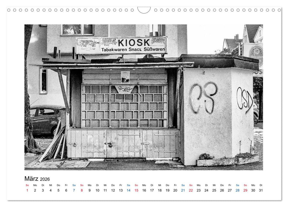 Köln. 12 Orte - 1 Stadt (CALVENDO Wandkalender 2026)