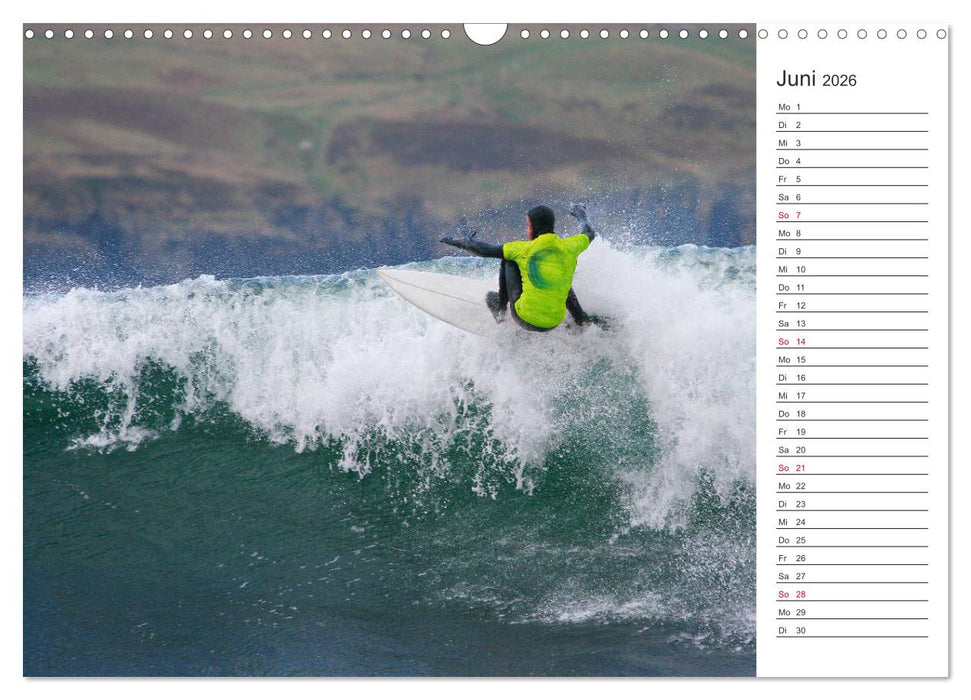 Surfen - Spaß auf den Wellen (CALVENDO Wandkalender 2026)
