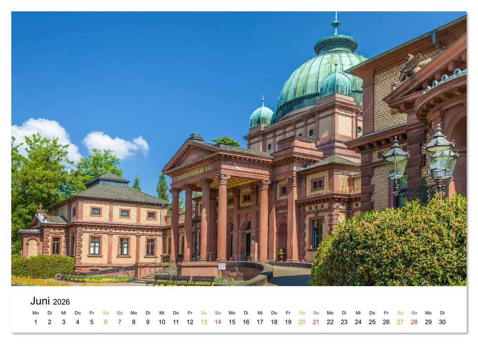 Bad Homburg - Die Perle im Hochtaunus (CALVENDO Wandkalender 2026)