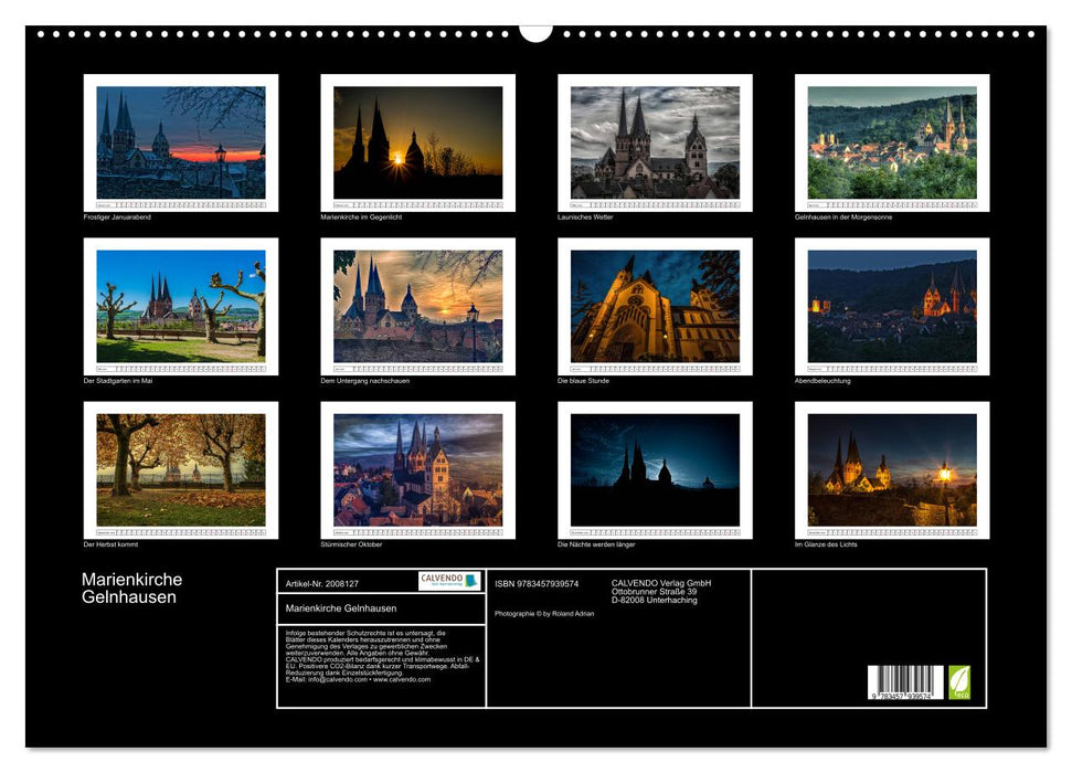 Marienkirche Gelnhausen (CALVENDO Wandkalender 2026)