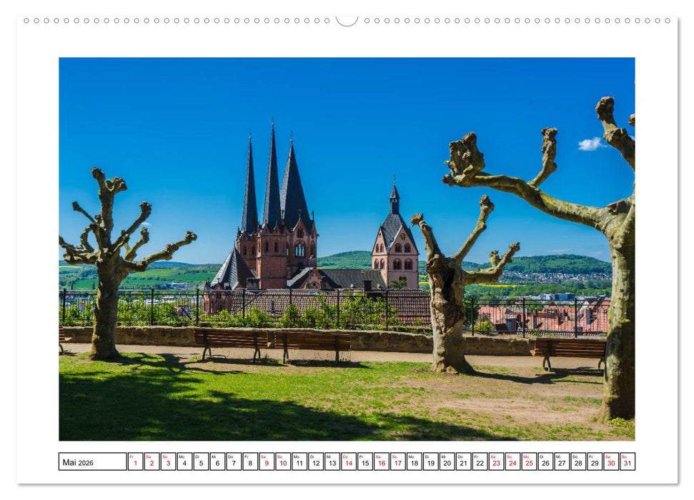 Marienkirche Gelnhausen (CALVENDO Wandkalender 2026)