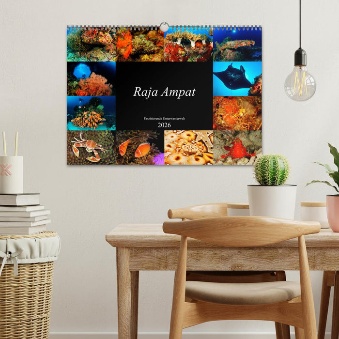 Raja Ampat - Faszinierende Unterwasserwelt (CALVENDO Wandkalender 2026)