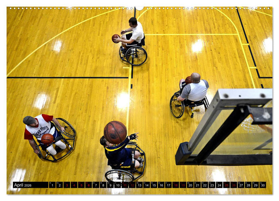 Basketball Action (CALVENDO Wandkalender 2026)
