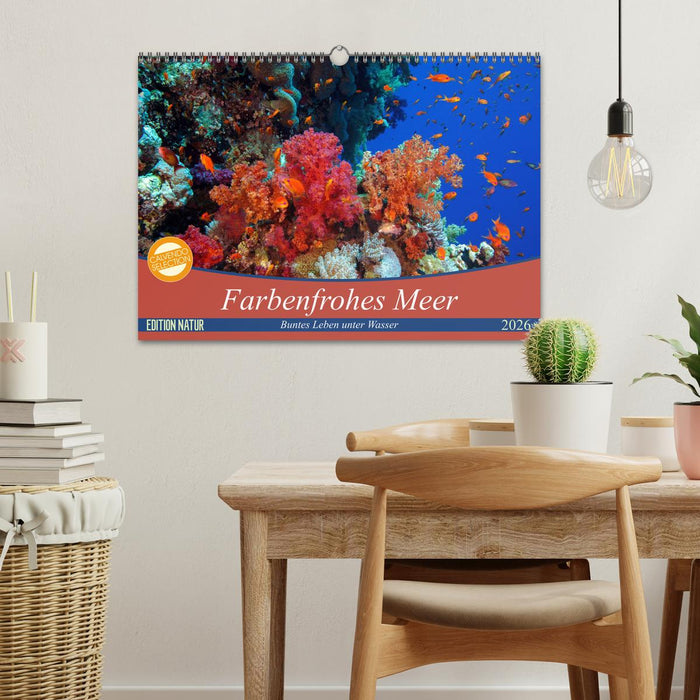 Farbenfrohes Meer (CALVENDO Wandkalender 2026)