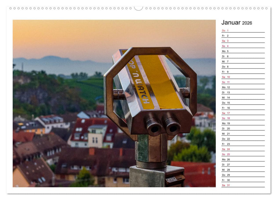 Europastadt Breisach am Rhein (CALVENDO Wandkalender 2026)