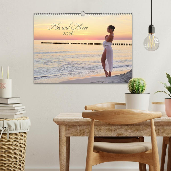 Akt und Meer (CALVENDO Wandkalender 2026)