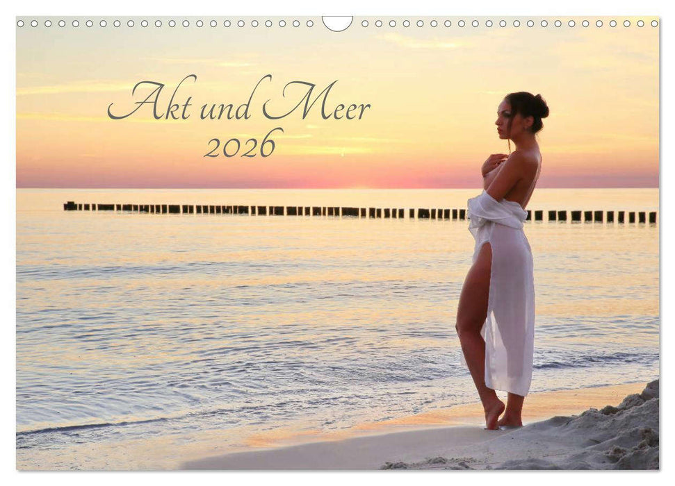 Akt und Meer (CALVENDO Wandkalender 2026)