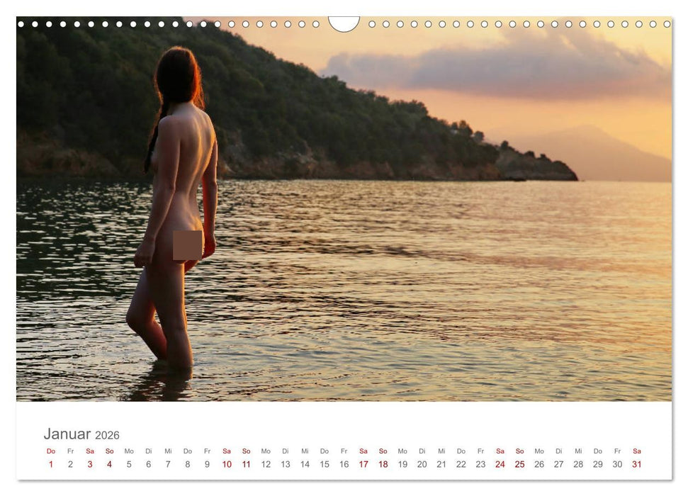 Akt und Meer (CALVENDO Wandkalender 2026)