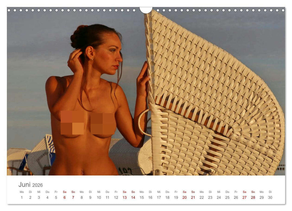 Akt und Meer (CALVENDO Wandkalender 2026)