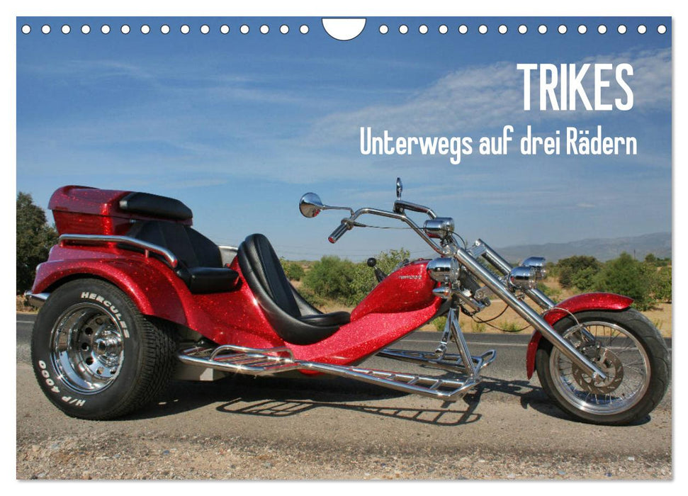 Trikes - Unterwegs auf drei Rädern (CALVENDO Wandkalender 2026)