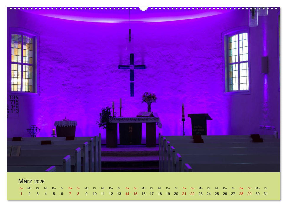 Pilgern im Waldecker Upland (CALVENDO Wandkalender 2026)